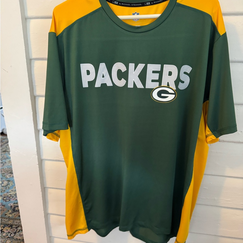 Green Bay Packers Green and Yellow T-Shirt